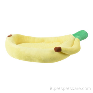 Letto per animali domestici inverno nido caldo letto banana per animali domestici